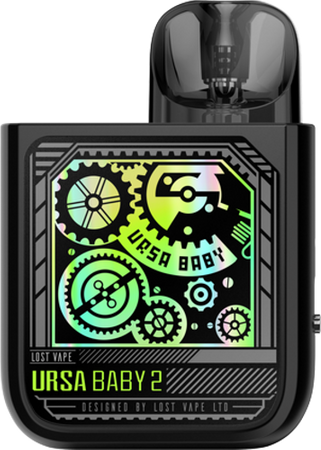 E-Zigarette POD Lost Vape Ursa Baby 2 - Pop Black x Time Gear