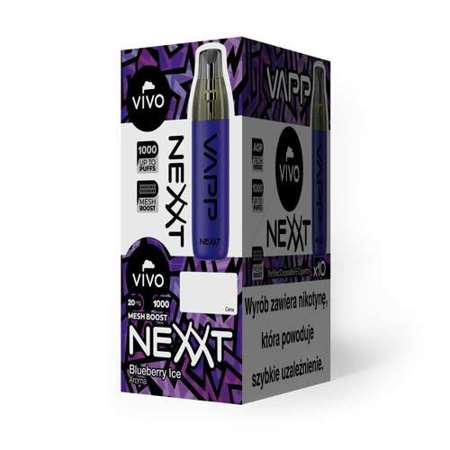 Einweg E-Zigarette VIVO VAPP NEXXT Blueberry Ice 20mg