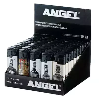 Feuerzeug piezo - Angel Turbo Whiskey