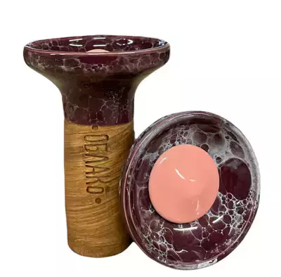 Kopf Oblako Flow - Pink on Wine Marble