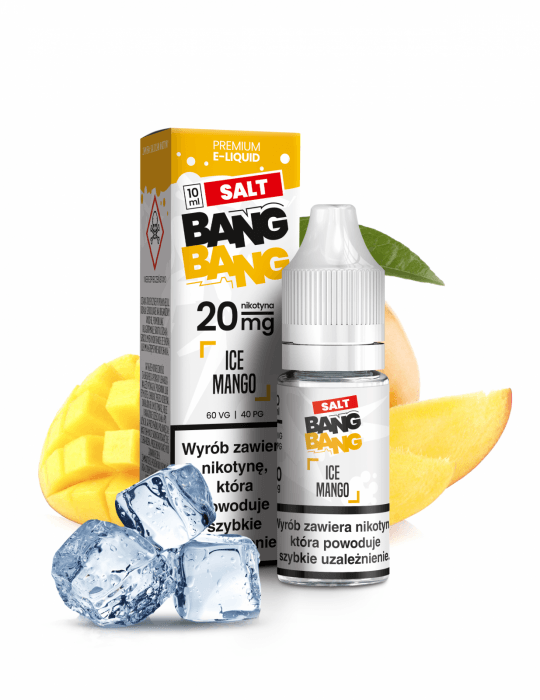 Liquid BANG BANG Salt 10ml - Ice Mango 20mg