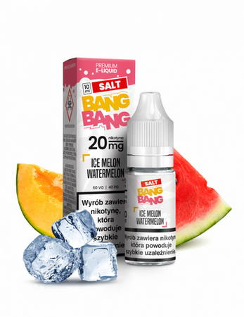 Liquid BANG BANG Salt 10ml - Ice Melon Watermelon 20mg
