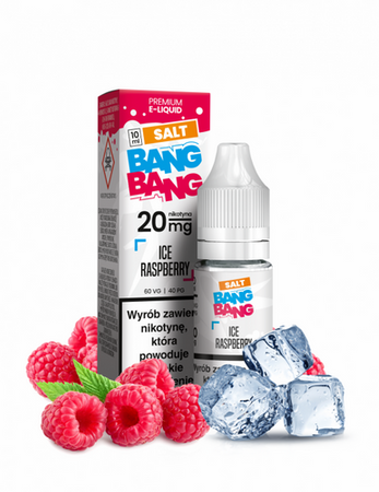 Liquid BANG BANG Salt 10ml - Ice Raspberry 20mg