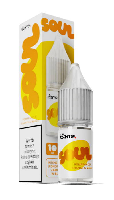 Liquid Klarro Soul Salt 10 ml – Orange-Ananas-Mango 20 mg
