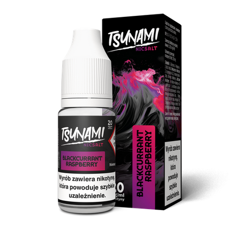 Liquid Tsunami Salt 10ml - Blackcurrunt Raspberry 20mg