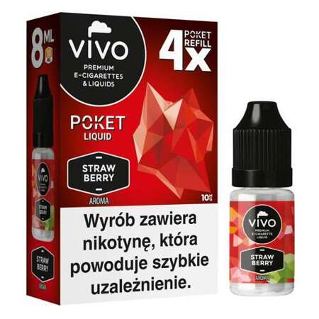 Liquid Vivo Poket - Strawberry 10mg (8ml)