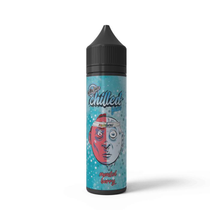 Longfill Chilled Face Rainbow 10/60 - Menthol Berry