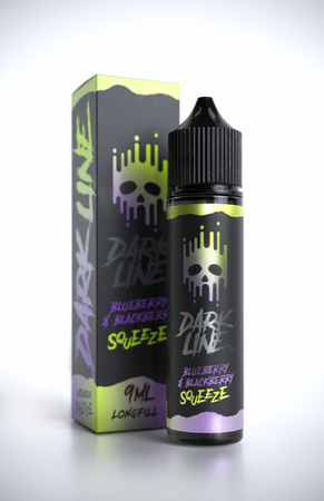 Longfill Dark Line Squeeze 9/60ml - Blueberry Blackberry