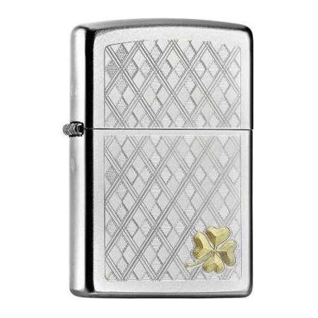 ZIPPO - THIS STUNNING FOUR LEAF CLOVER