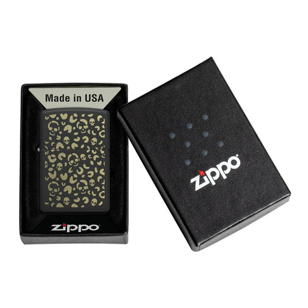 Feuerzeug ZIPPO - SKULL LEOPARD DESIGN