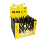 Glass Pipe 8 Ball 12cm