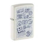 ZIPPO - Stamps Design White Matte