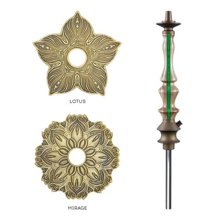 Shisha (Stem) Karma Bronze Set Model 3.3 Green