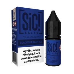 E-liquid SIC! Salt 10ml - Blackcurrant Ice 20mg