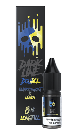 Longfill Dark Line Double 8ml - Blackcurrunt Lemon