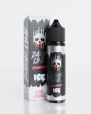 Longfill Dark Line Ice 8/60ml - Strawberry