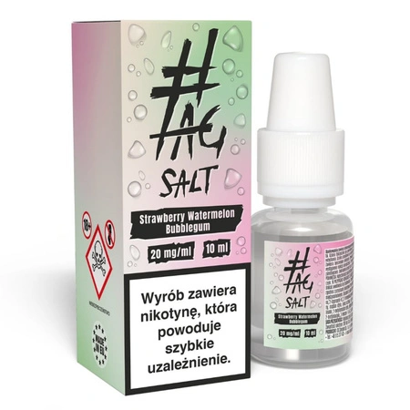 E-liquid #TAG Salt Drinks 10ml - Strawberry Watermelon Bubblegum 20mg
