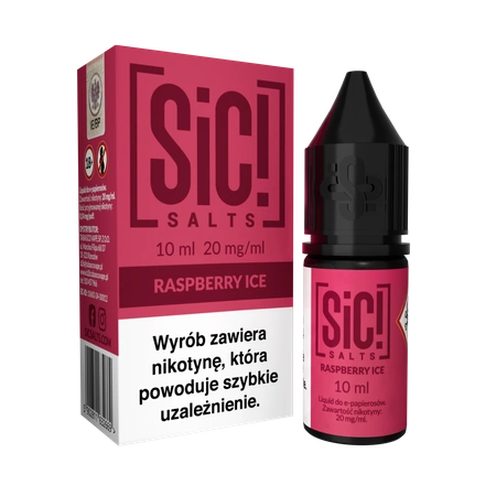 Liquid SIC! Salt 10ml - Raspberry Ice 20mg