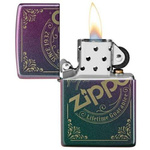 ZIPPO - LOGO IRIDESCENT LASER ENGRAVED