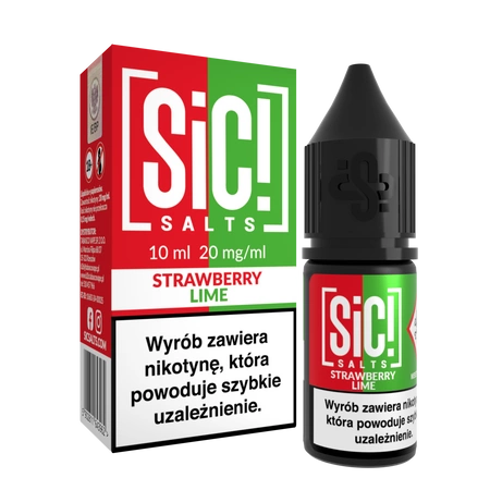 Liquid SIC! Salt 10ml - Strawberry Lime 20mg