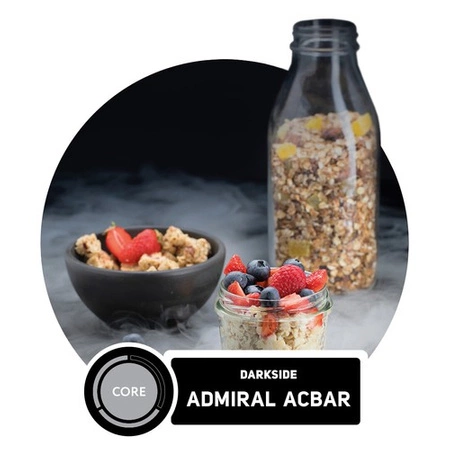 Shisha Tobacco DARKSIDE Core ADMIRAL ACBAR 200g (Sweet oatmeal with blueberries)