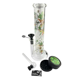 Zestaw Super Heroes Fajka Bongo Leaf, Młynek, Fajeczka