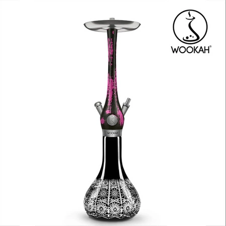 Waterpipe Wookah Mastercut Starry Night Black Pink