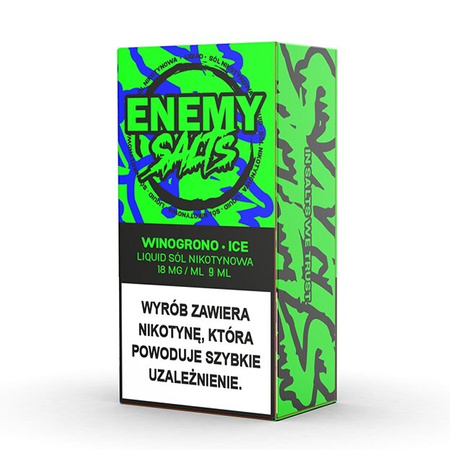 Liquid Enemy Salts 9ml - Grape Ice 18mg