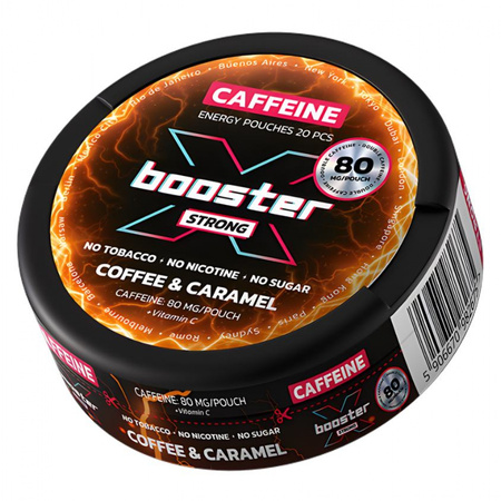 Saszetki kofeinowe X-Booster Coffee Caramel 40mg
