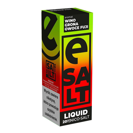 Liquid E SALT 10ml - Winogrono Owoce Fuji 20mg