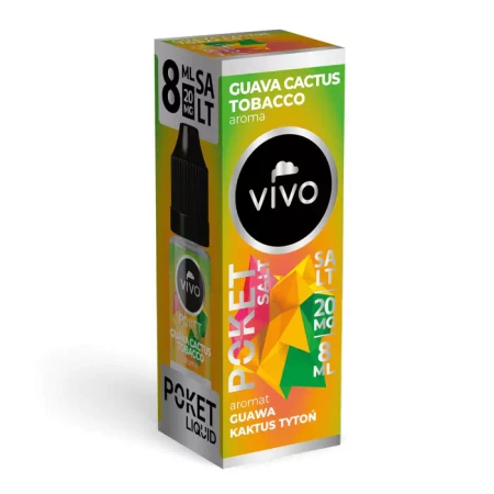 E-liquid VIVO Poket 8ml - Guava Cactus Tobacco 20mg