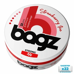 Nicotine sachets BAGZ Strawberry Ice 3/6 Strong