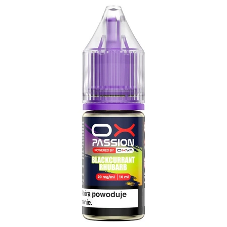 E-Liquid OX Passion 10ml - Blackcurrant Rhubarb 20mg