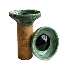 Hookah bowl Oblako Flow - Black on Pistachio