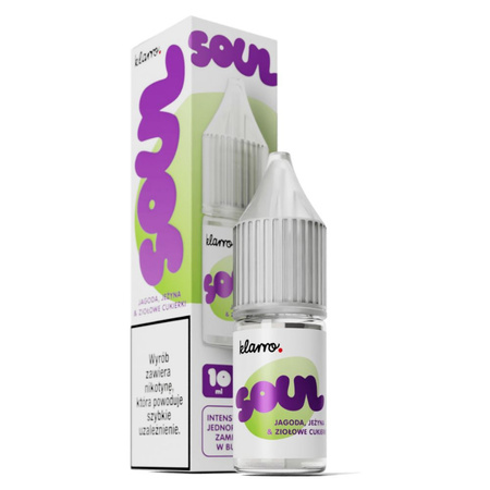 Liquid Klarro Soul Salt 10ml - Heidelbeere Brombeere Kräuterbonbons 20mg