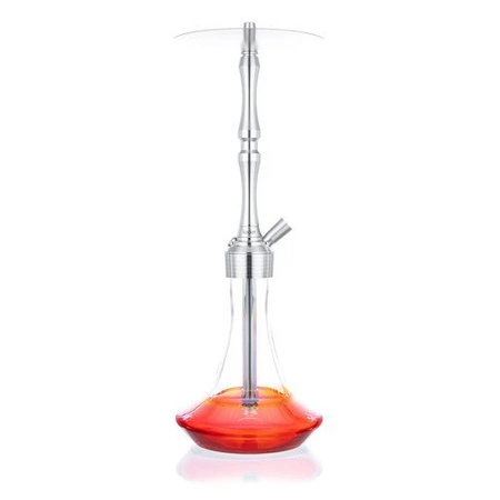 Waterpipe Aladin Rocket Silver Red