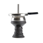 Wasserpfeife Jookah Aluriium Nr. 03 Big Size Black/Blue Glow