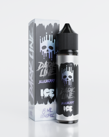 Longfill Dark Line Ice 8/60ml - Blueberry