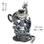 Fajka Wodna Oasis Latifa (Wys,33, 1W, Czarna)