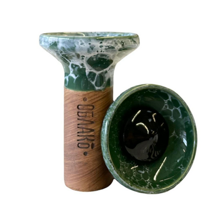 Kopf Oblako Flow - Black on Dark Green