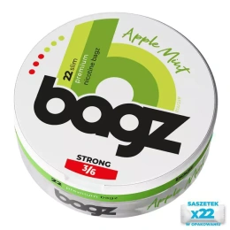 Nicotine sachets BAGZ Apple Mint 3/6 STRONG