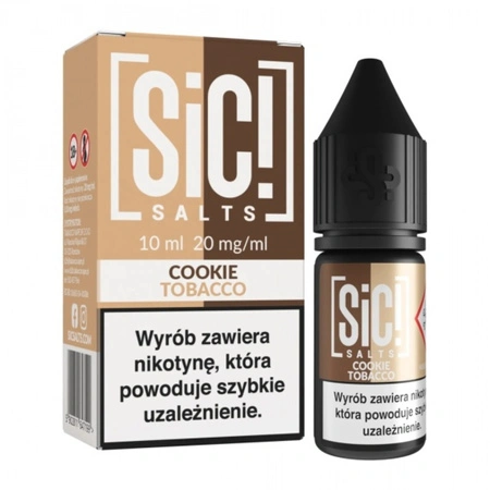 E-liquid SIC! Salt 10ml - Cookie Tobacco 20mg