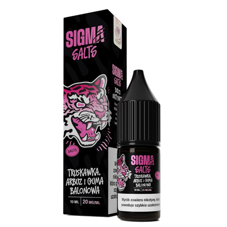 Liquid Sigma Salt 10ml - Truskawka Arbuz Guma Balonowa 20mg