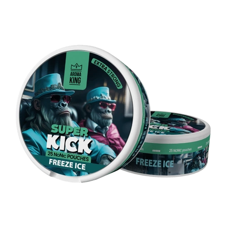 Saszetki nikotynowe Aroma King NoNic Super Kick - Freeze Ice 5mg