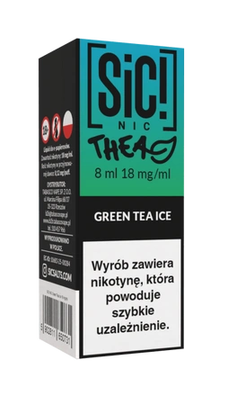 E-Liquid SIC! NIC 8ml - Green Tea Ice 18mg