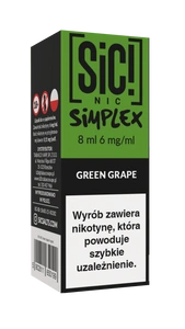 Liquid SIC! NIC 8ml - Green Grape Ice 6mg