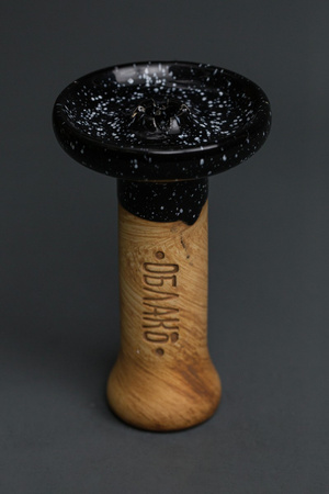 Shisha-Kopf Oblako Phunnel L Glaze Black