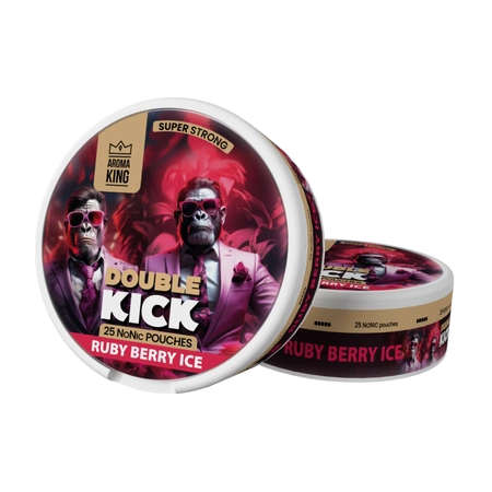 Saszetki nikotynowe Aroma King NoNic Double Kick - Ruby Berry Ice 10mg