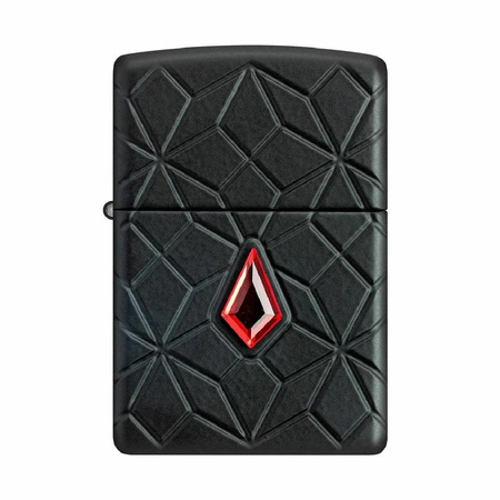 ZIPPO - Diamond Pattern Black Matte