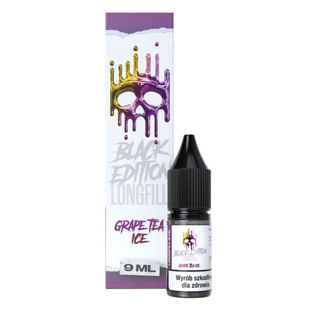 Longfill Dark Line Black Edition 9ml - GRAPE TEA ICE